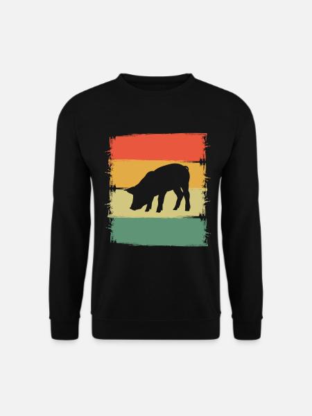Cochon - Sweat-shirt Unisexe - noir