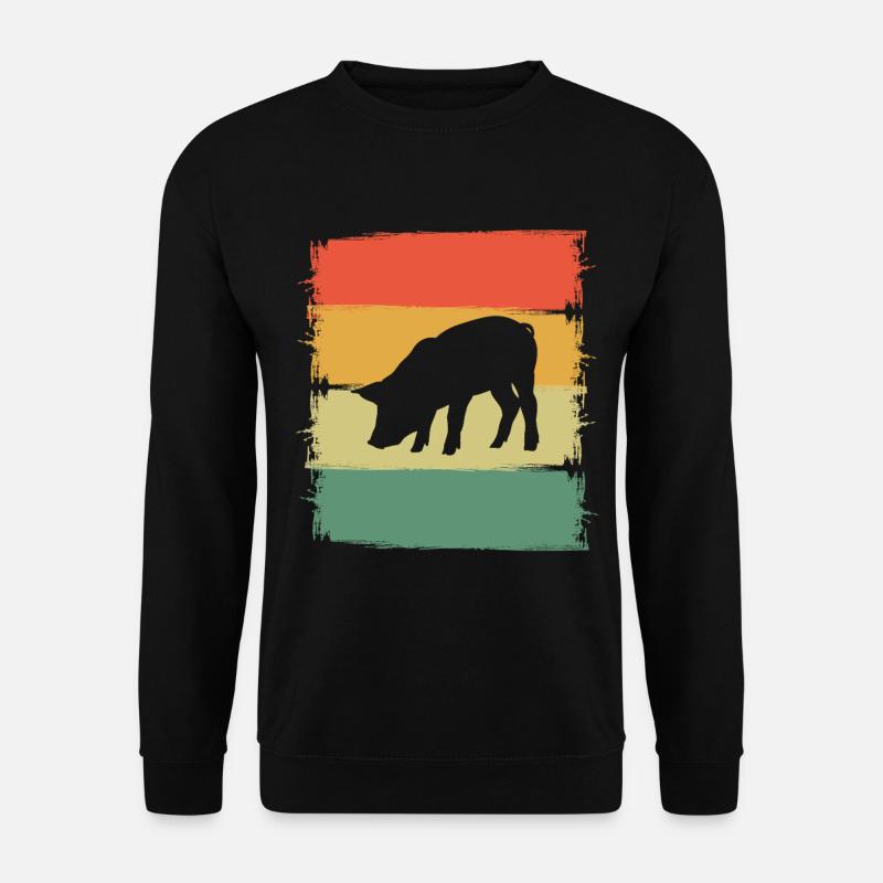 Schwein - Unisex Pullover - Schwarz