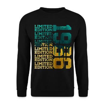LIMITED EDITION 1986 40 YEARS 40TH BIRTHDAY - Unisex Sweatshirt - black - Front - Alina (178cm) & Michal (187cm)