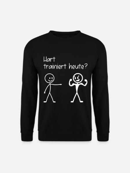 Gym HARD TRAINS FUN TODAY - Unisex Sweatshirt - black