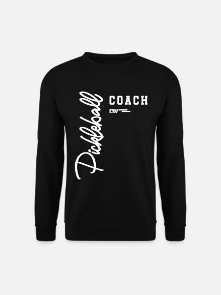 Terrain classique Pickleball Coach pour instructeurs - Sweat-shirt Unisexe - noir