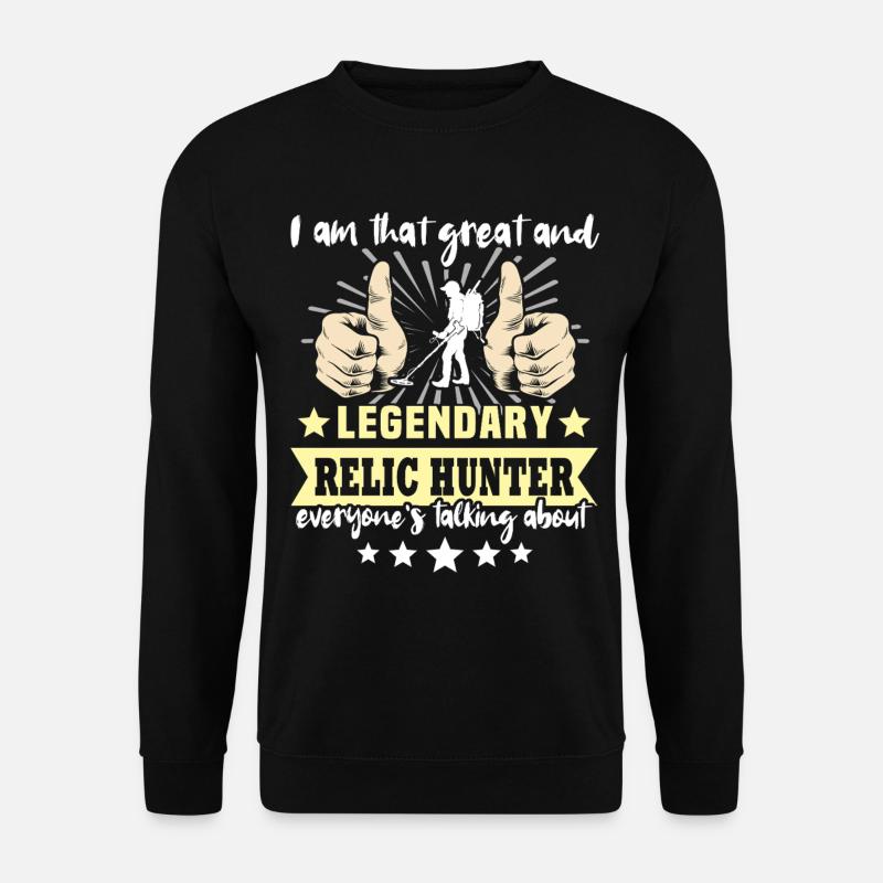Relic Seeker Metal Detector - Unisex Sweatshirt - black