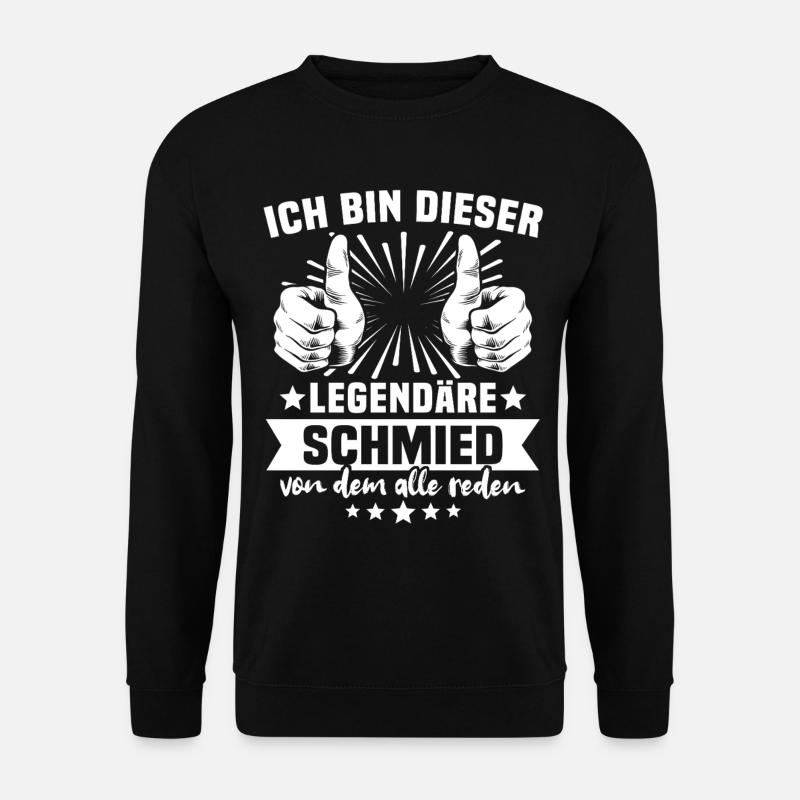 Schmied Legende - Unisex Pullover - Schwarz