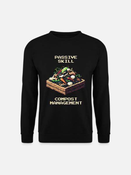 Compost Management | Composting & Garden - Unisex Sweatshirt - black