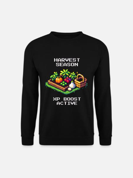 Harvest Time Bonus Active | Harvest & Self-Sufficiency - Unisex Sweatshirt - black