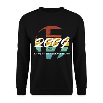 17th Birthday 2009 Boys and Girls Gift - Unisex Sweatshirt - black - Front - Alina (178cm) & Michal (187cm)