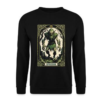 Créatures mythologiques Spriggan - Sweat-shirt Unisexe - noir - Devant - Alina (178cm) & Michal (187cm)