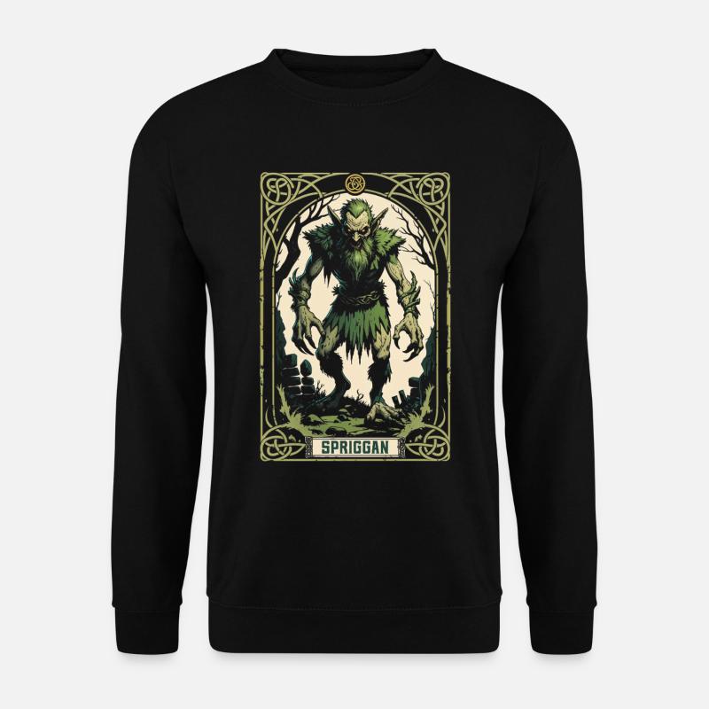 Spriggan Mythological Creatures - Unisex Sweatshirt - black