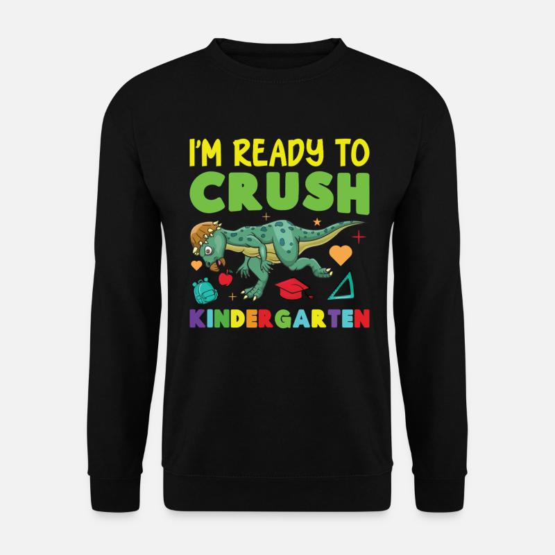 Pachycephalosaurus Kindergarten-Outfit - Unisex Pullover - Schwarz