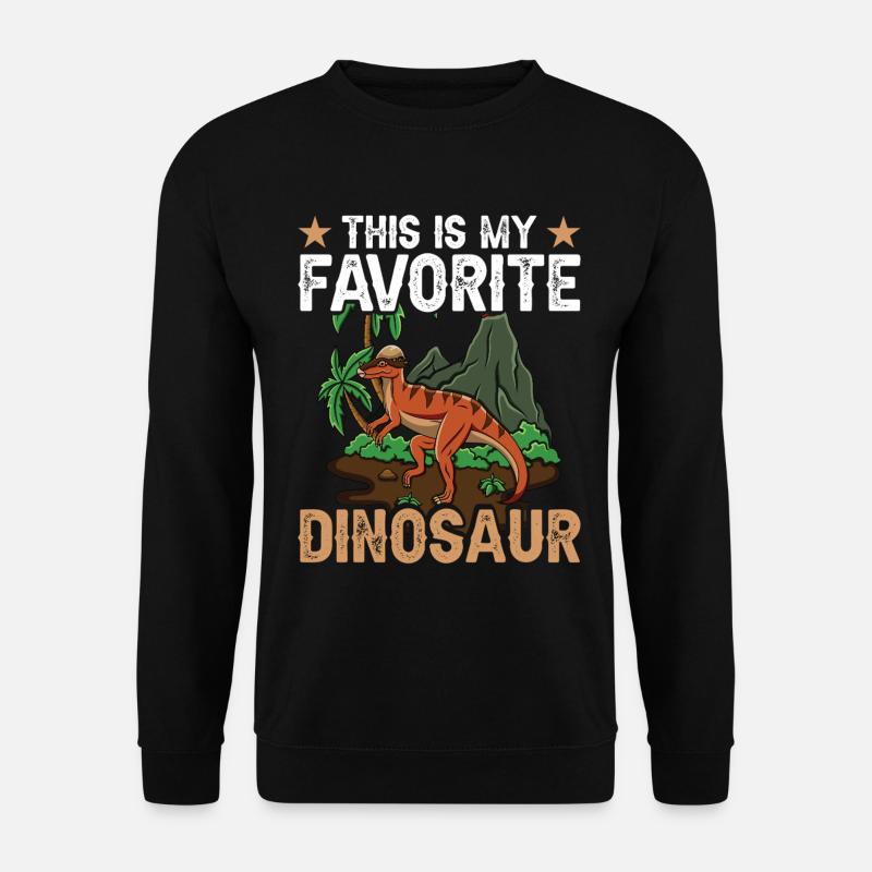 Pachycephalosaurus Dinosaurier-Plüschpaläontologie - Unisex Pullover - Schwarz