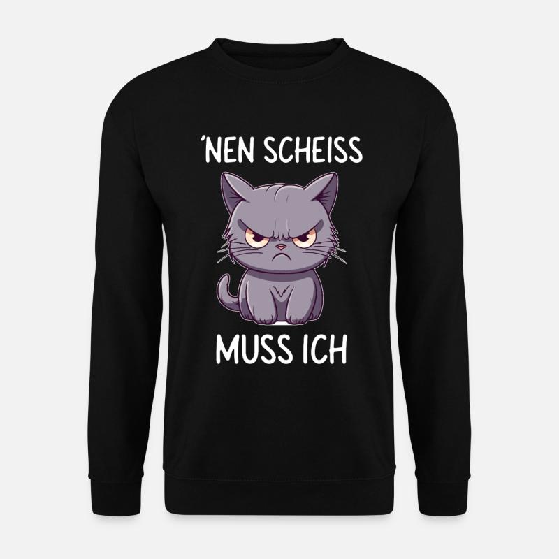 I have to give a shit - Unisex Sweatshirt - black