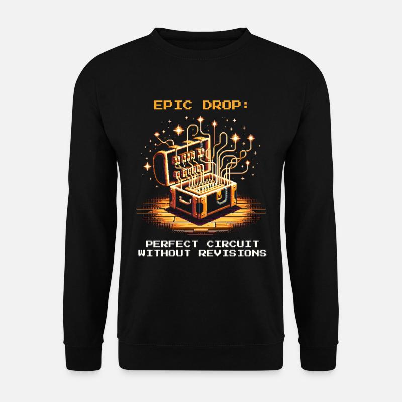 Perfekter Schaltplan | Verdrahtung Profi - Unisex Pullover - Schwarz