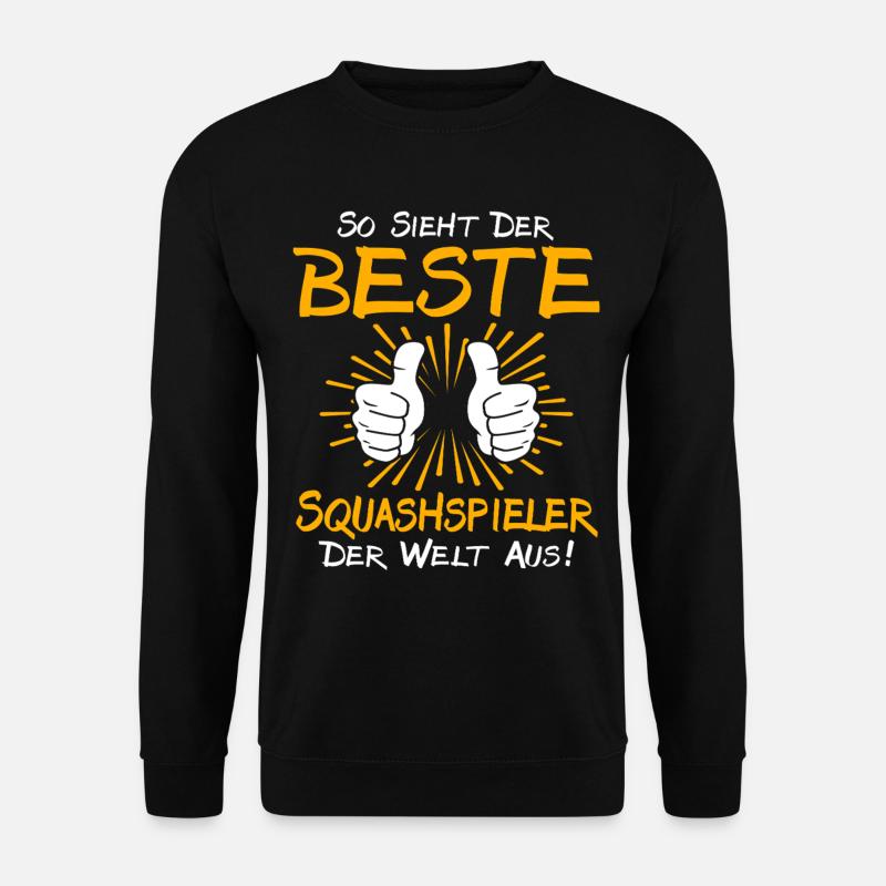 Squash Player Gift Idea - Unisex Sweatshirt - black
