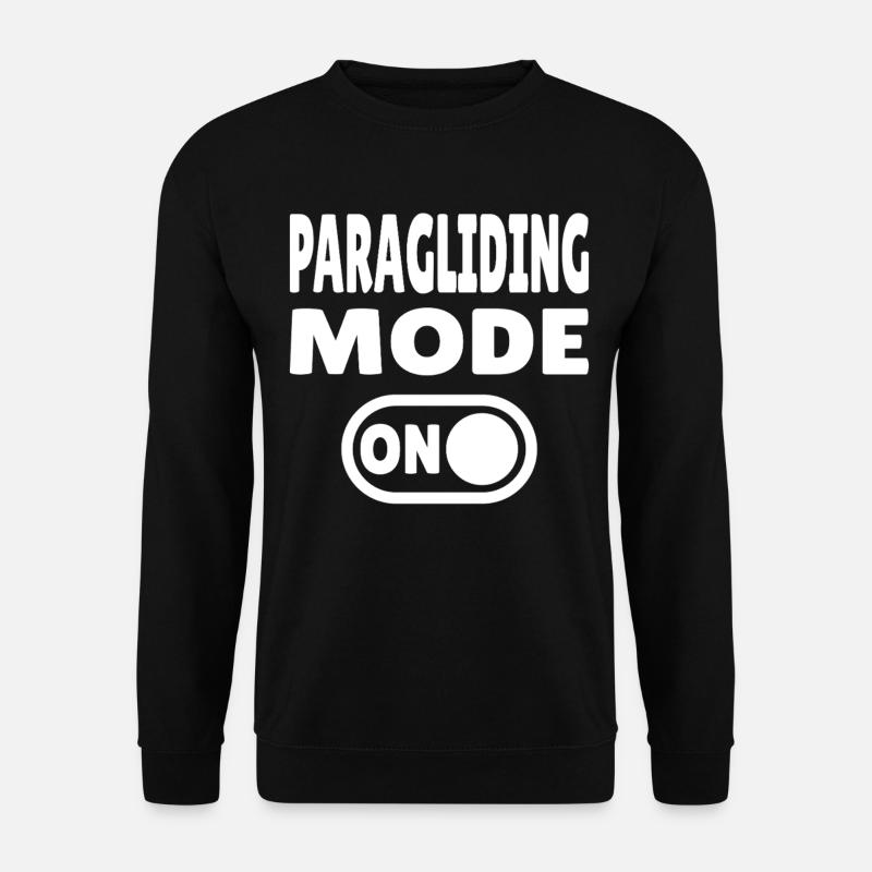 Paragliding Mode ON – Paragliding Freedom - Unisex Sweatshirt - black