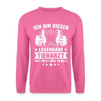 Vet Legend - Unisex Sweatshirt - pink - Front