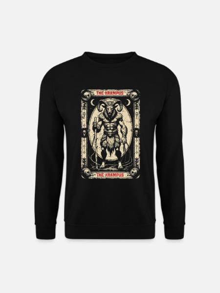 The Krampus Mythological Creatures - Unisex Sweatshirt - black