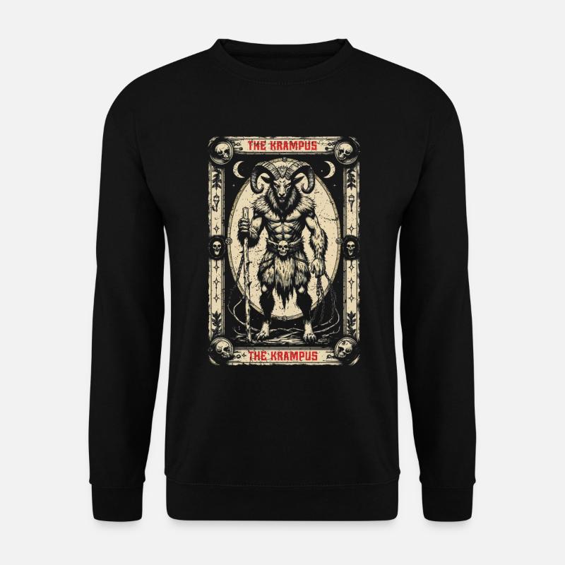 The Krampus Mythological Creatures - Unisex Sweatshirt - black