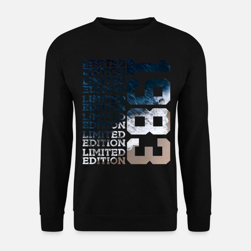 BEGRÆNSET UDGAVE 1983 43 ÅRS 43-ÅRS FØDSELSDAG - Unisex sweater - sort