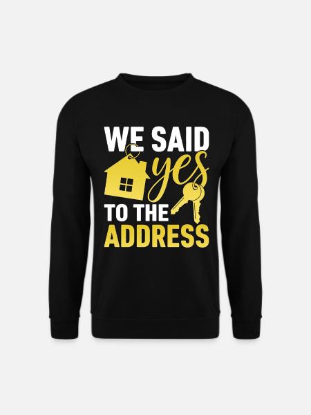 Nous avons accepté l’adresse - Sweat-shirt Unisexe - noir
