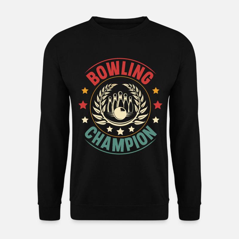 Bowling - Unisex Pullover - Schwarz