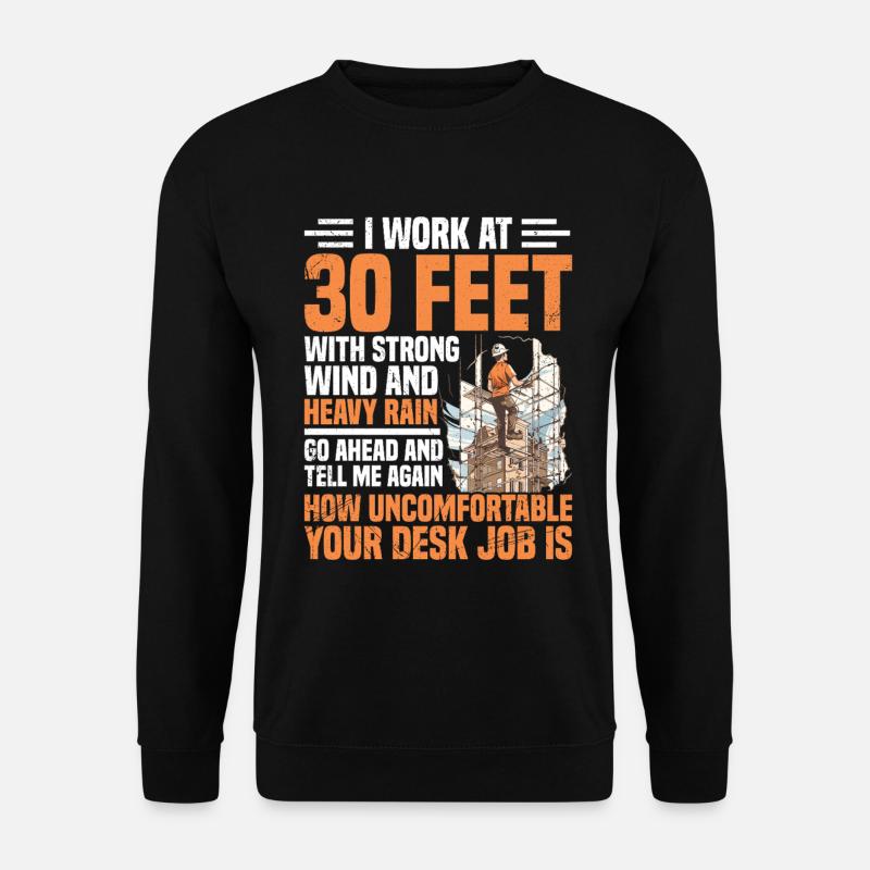 Scaffolding Worker Construction Team Scaffolder - Unisex Sweatshirt - black