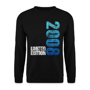 Édition limitée cadeau pour le 18e anniversaire 2008 - Sweat-shirt Unisexe - noir - Devant - Alina (178cm) & Michal (187cm)