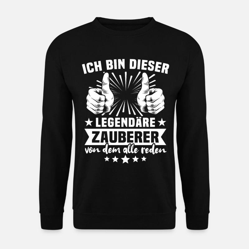 Zauberer Legende - Unisex Pullover - Schwarz