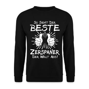 Best machinist - Unisex Sweatshirt - black - Front - Alina (178cm) & Michal (187cm)