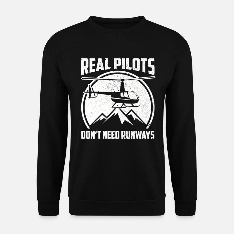 Helicopter pilot Helicopter pilot - Unisex Sweatshirt - black