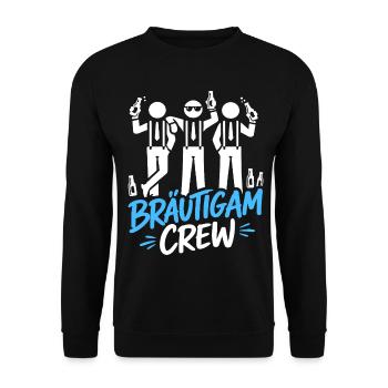 T-shirt de fête de garçon Hommes Grondement de fête de garçon - Sweat-shirt Unisexe - noir - Devant - Alina (178cm) & Michal (187cm)