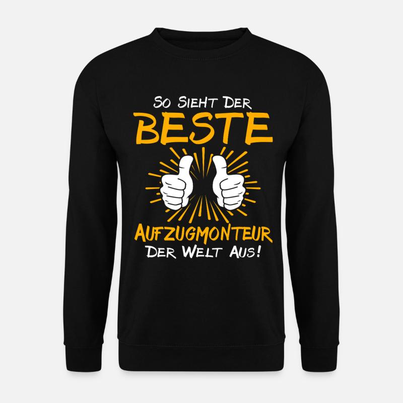 Elevator Technician Gift Idea - Unisex Sweatshirt - black