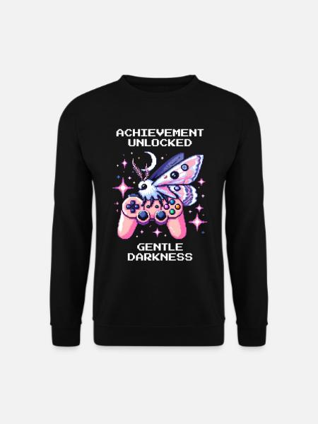 Gentle Darkness Unlocked | Soft Goth - Unisex Sweatshirt - black
