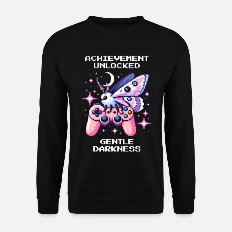 Gentle Darkness Unlocked | Soft Goth - Unisex Sweatshirt - black