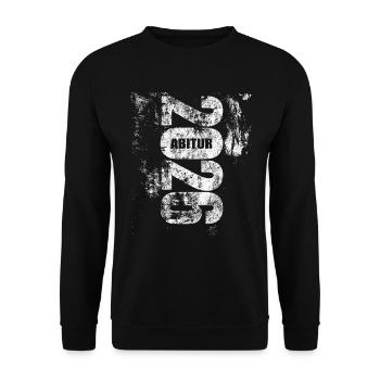 Abi 2026 - Abitur - Geschenk - Unisex Pullover - Schwarz - Vorne - Alina (178cm) & Michal (187cm)