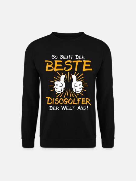 Discgolfer Geschenkidee - Unisex Pullover - Schwarz