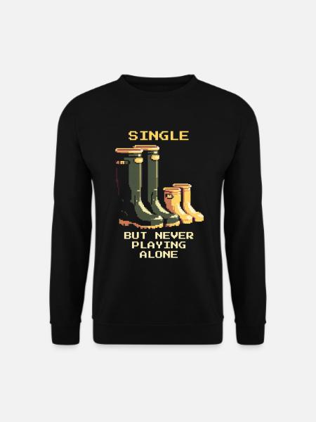 Single, but never alone | Single parent - Unisex Sweatshirt - black