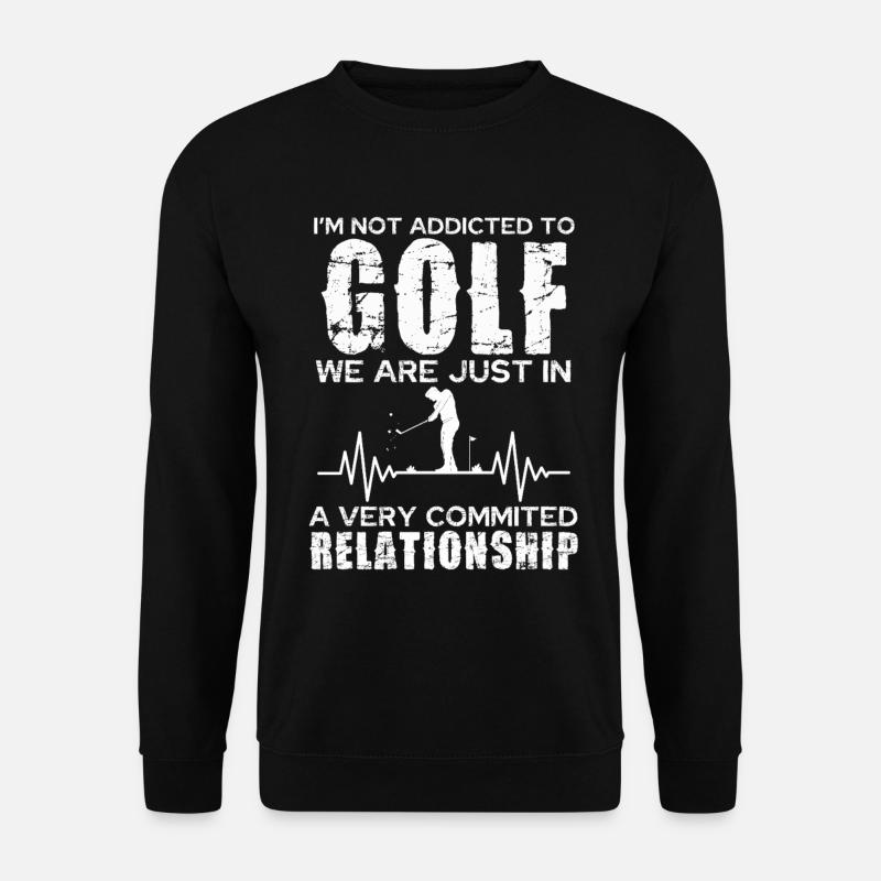 Golf-Beziehung: Engagierte Passion - Unisex Pullover - Schwarz