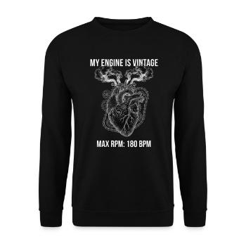 Vélo de route Vélo Vélo Sport Vélo VTT - Sweat-shirt Unisexe - noir - Devant - Alina (178cm) & Michal (187cm)