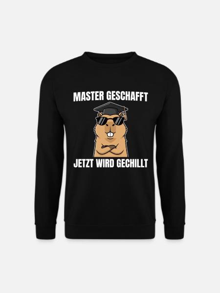 Master Passed Capybara Master's Exam - Unisex Sweatshirt - black