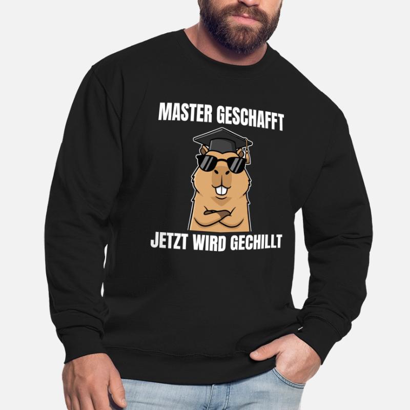 Master Passed Capybara Master's Exam Unisex Sweatshirt