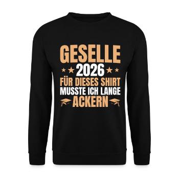 Journeyman 2026 Lange Ackern - training passed - Unisex Sweatshirt - black - Front - Alina (178cm) & Michal (187cm)