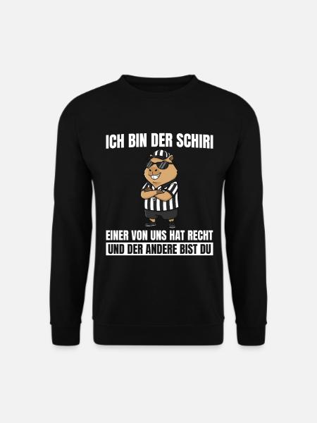 Referee Capybara - Impartial Referee - Unisex Sweatshirt - black