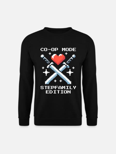 Co-Op Mode: Stepfamily Edition | Patchwork - Unisex Sweatshirt - black