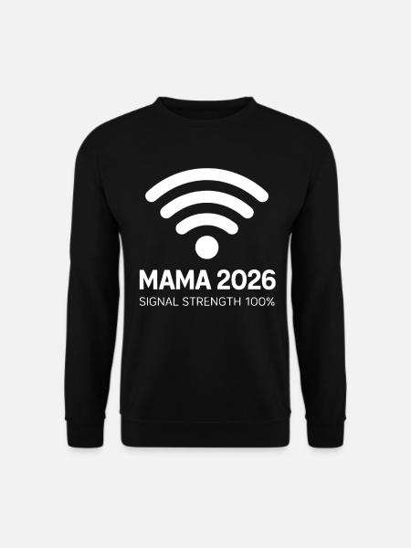Maman 2026 à 100 % - Sweat-shirt Unisexe - noir