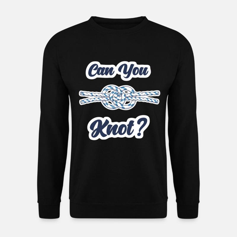 Funny Knot Sailor Design - Unisex Sweatshirt - black