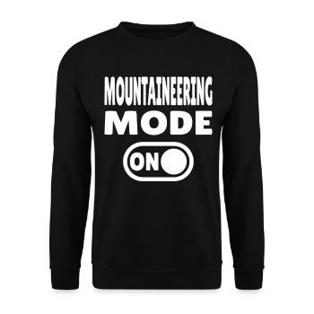 Mode alpinisme ACTIVÉ – Sommet en vue - Sweat-shirt Unisexe - noir - Devant - Alina (178cm) & Michal (187cm)