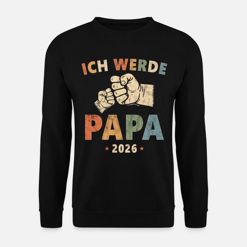 Ich Werde Papa 2026 - Unisex Pullover - Schwarz