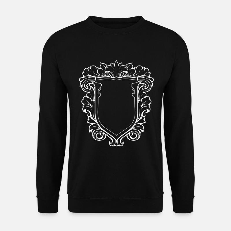 Coat of Arms Blank Icon - Unisex Sweatshirt - black