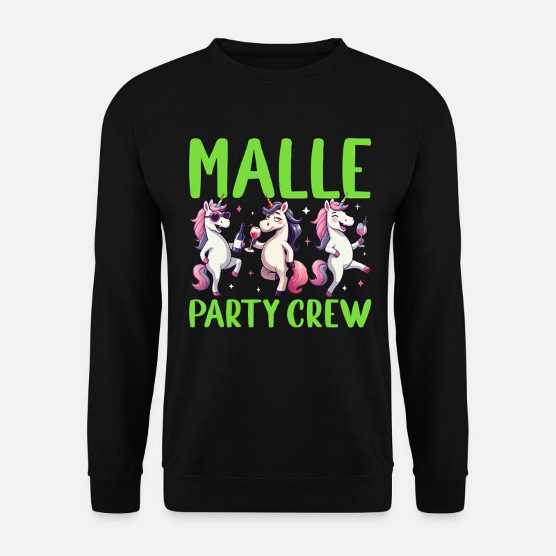 Malle Party Crew - Unisex Pullover - Schwarz