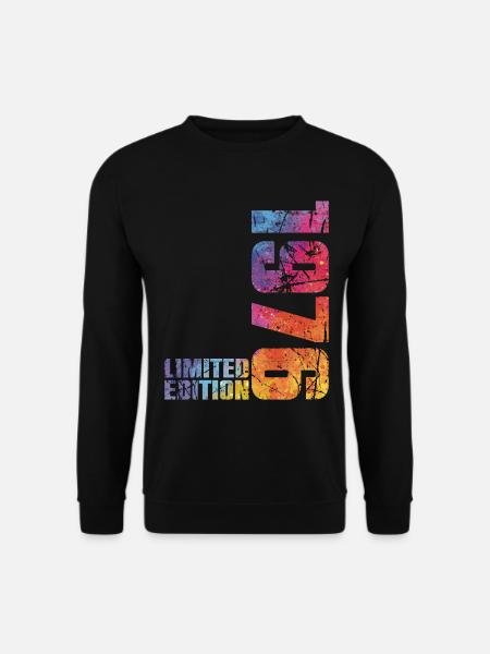 50. Geburtstag Mann Frau 50 Jahre 1976 Geschenk - Unisex Pullover - Schwarz